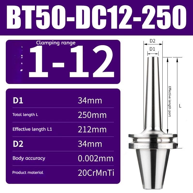 10045 BT30/BT40/BT50-DC high precision back-pull tool holder Shandong Denso Pricision Tools Co.,Ltd.